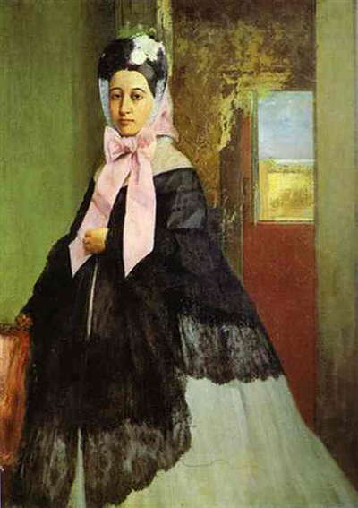 Therese Degas, Sister of the Artist, Later Madame Edmond Morbilli Edgar Degas